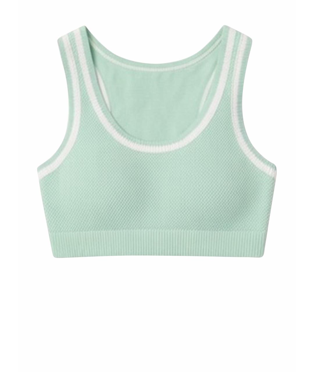 ALO YOGA Зеленая майка, фото 1