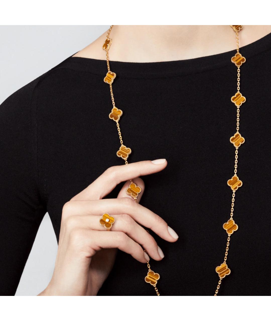 VAN CLEEF & ARPELS Золотое колье из желтого золота, фото 4