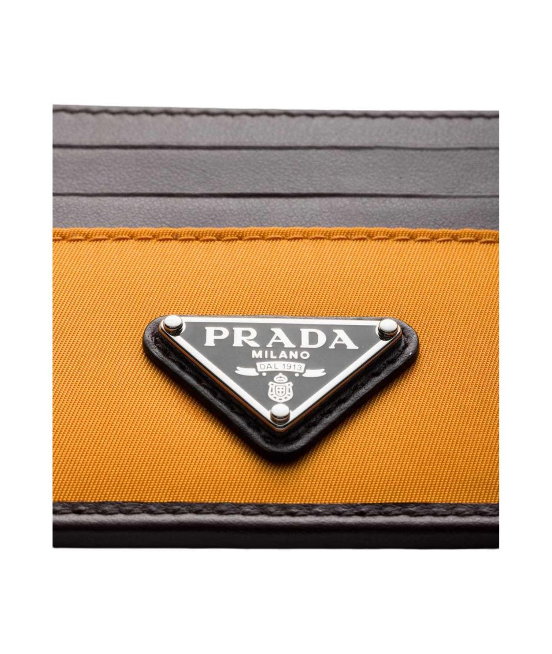 PRADA Коричневый кардхолдер, фото 3