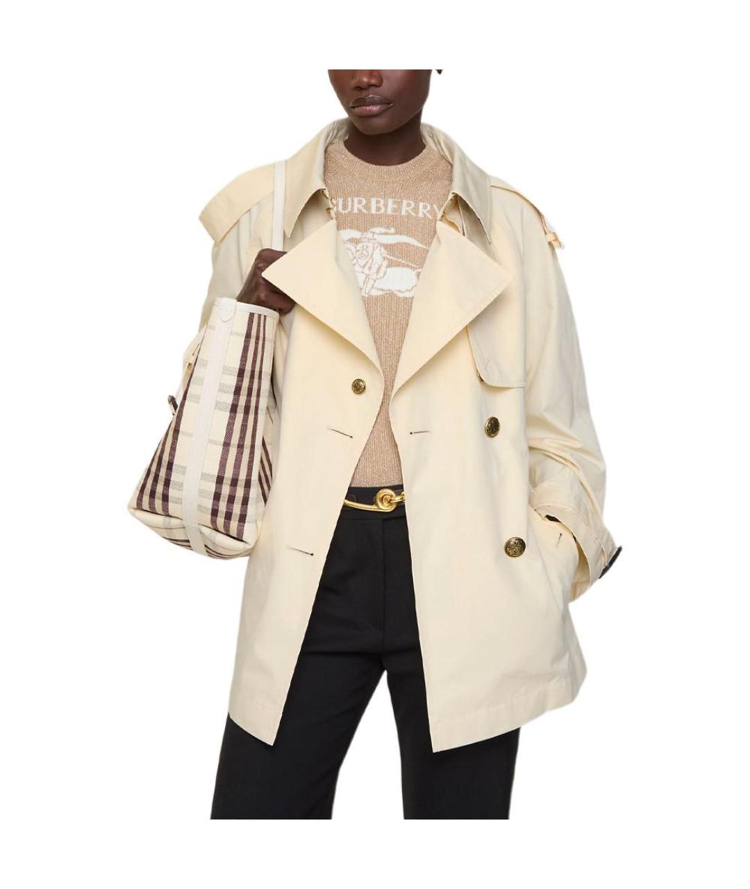 BURBERRY Бежевый тренч/плащ, фото 2