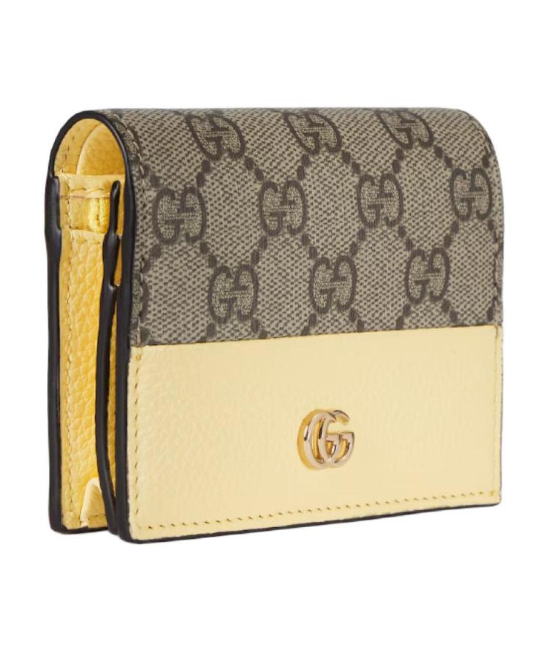 GUCCI Бежевый кошелек, фото 3