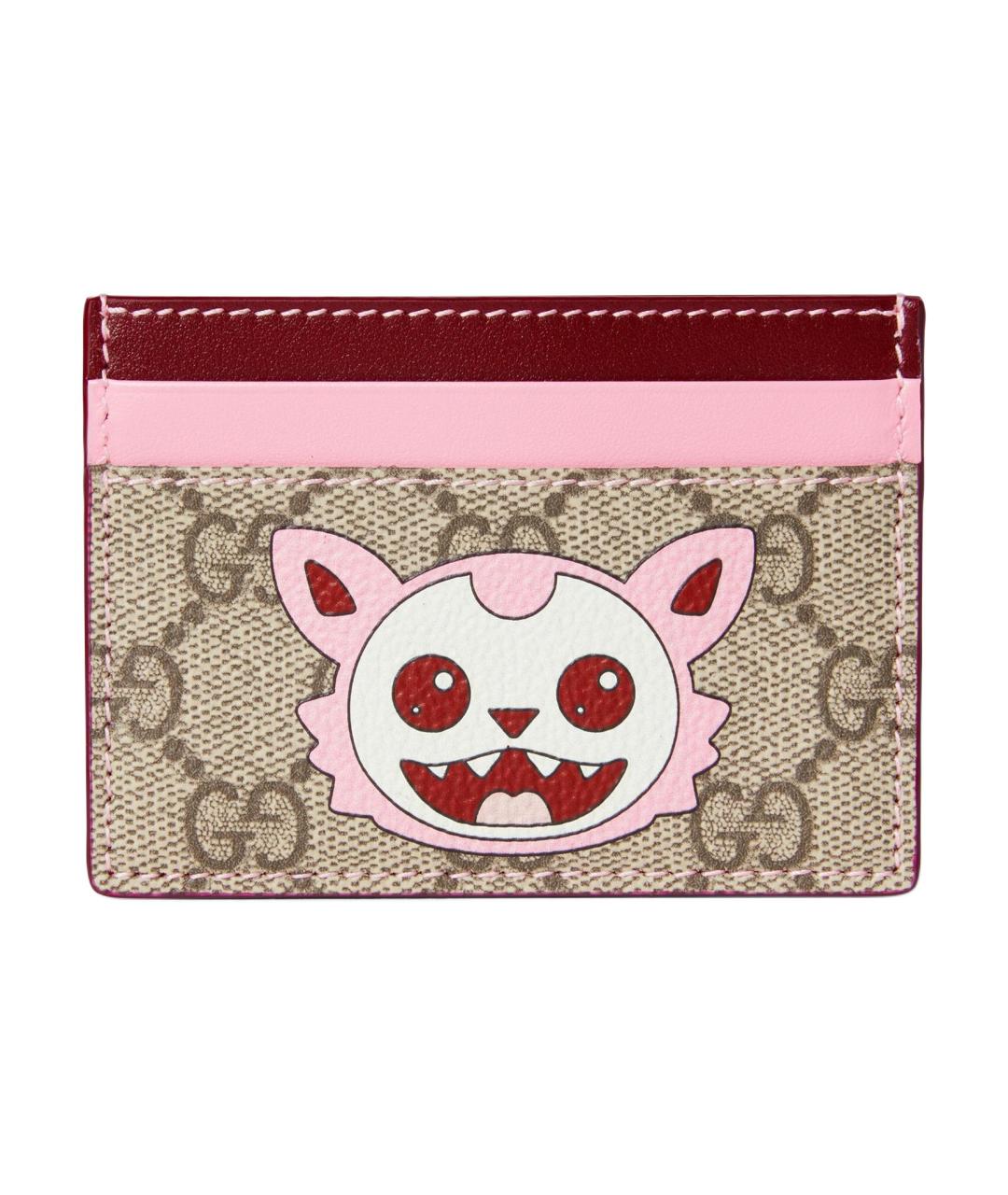 GUCCI Бежевый кардхолдер, фото 1