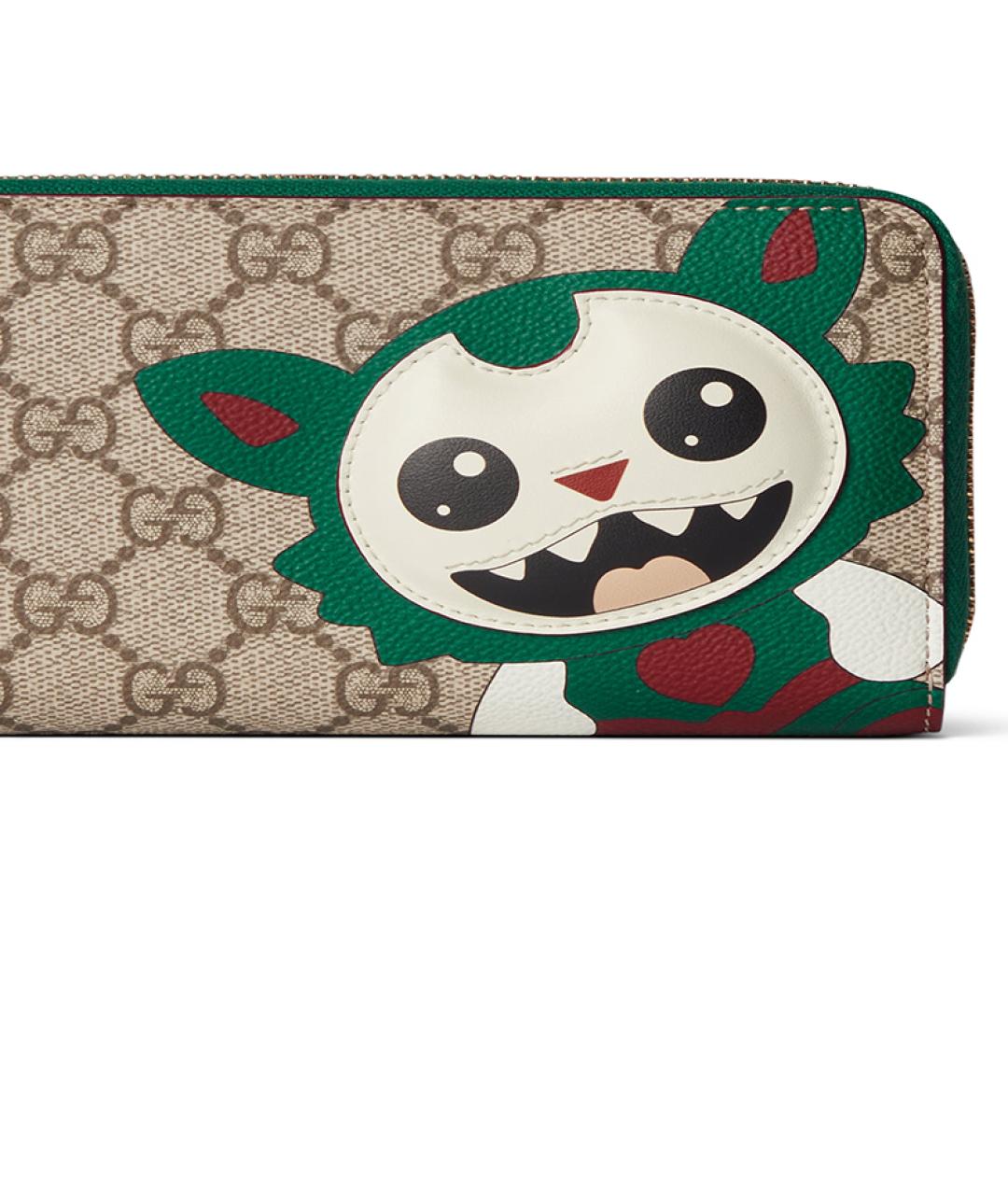GUCCI Бежевый кошелек, фото 5