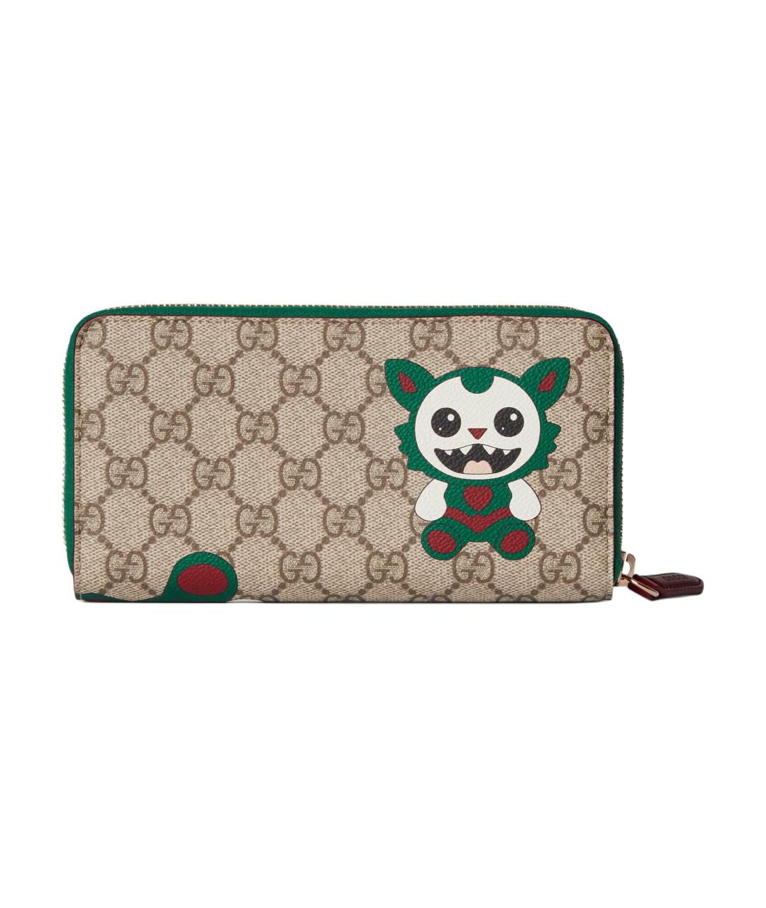 GUCCI Бежевый кошелек, фото 3