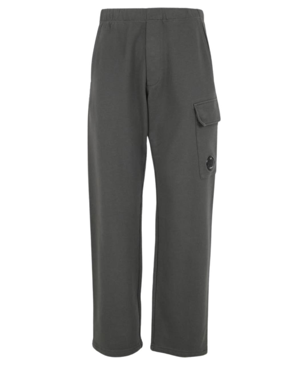CP COMPANY Серые хлопковые повседневные брюки, фото 1