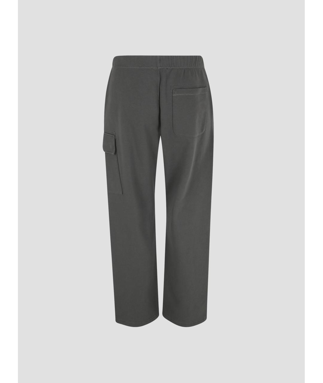 CP COMPANY Серые хлопковые повседневные брюки, фото 2