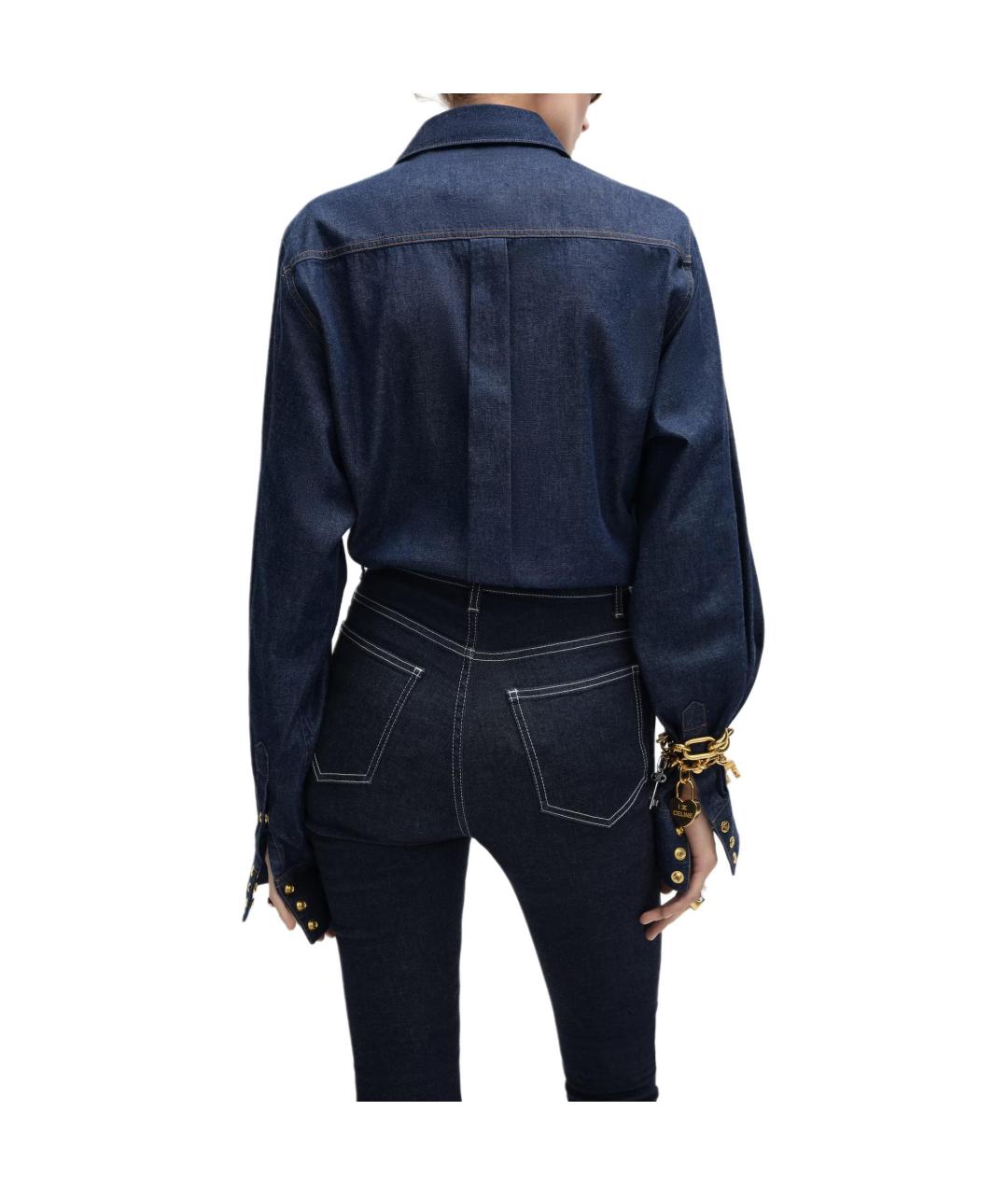 CELINE Синяя рубашка, фото 5