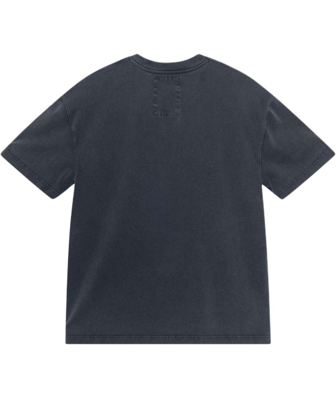 STUSSY Черная футболка, фото 2