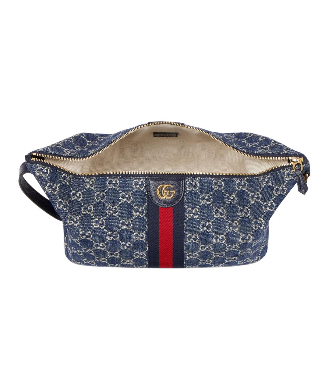 GUCCI Синяя сумка через плечо, фото 5