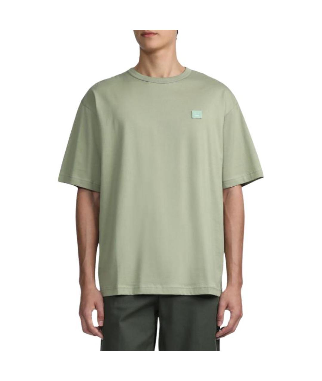 ACNE STUDIOS Зеленая футболка, фото 3