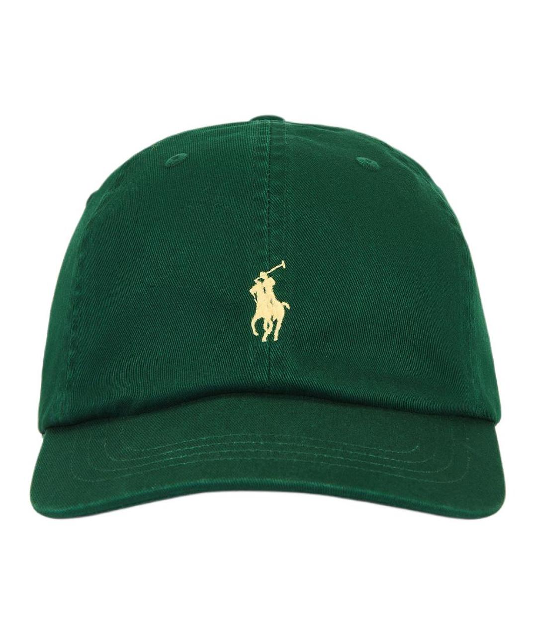 POLO RALPH LAUREN Зеленая хлопковая кепка, фото 1