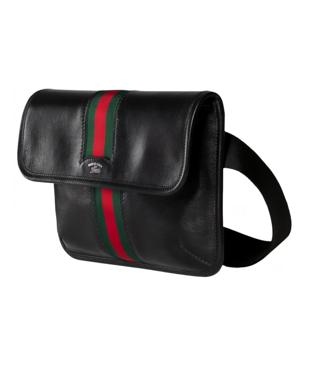 GUCCI Черная поясная сумка, фото 2