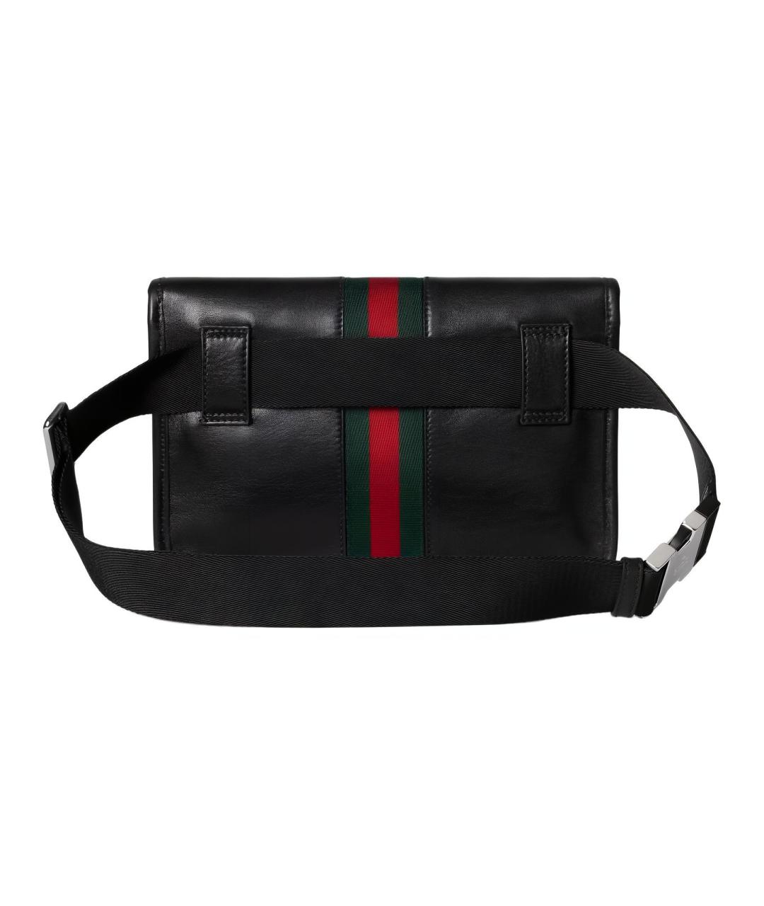 GUCCI Черная поясная сумка, фото 3