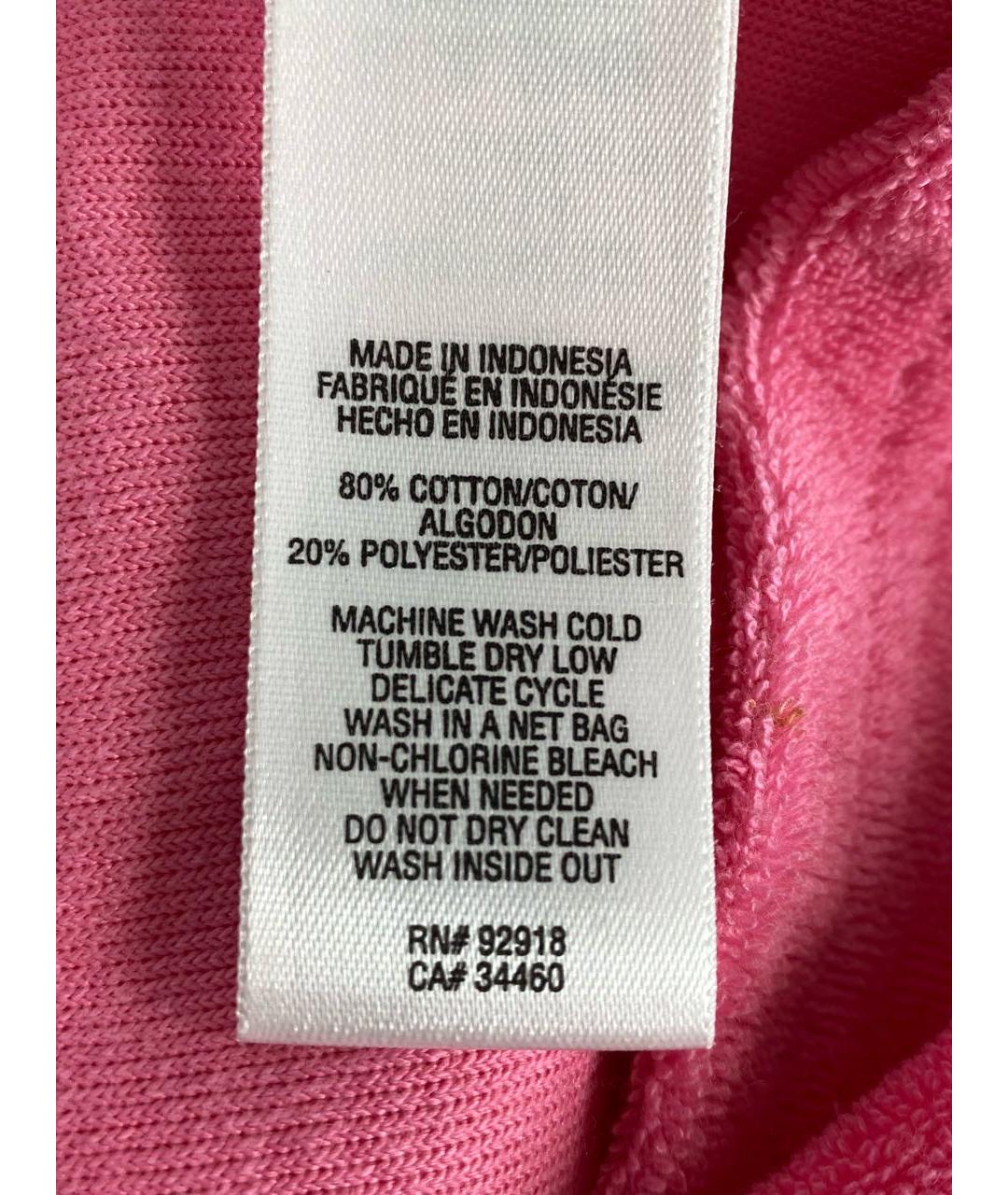 JUICY COUTURE Розовое хлопковое повседневное платье, фото 7