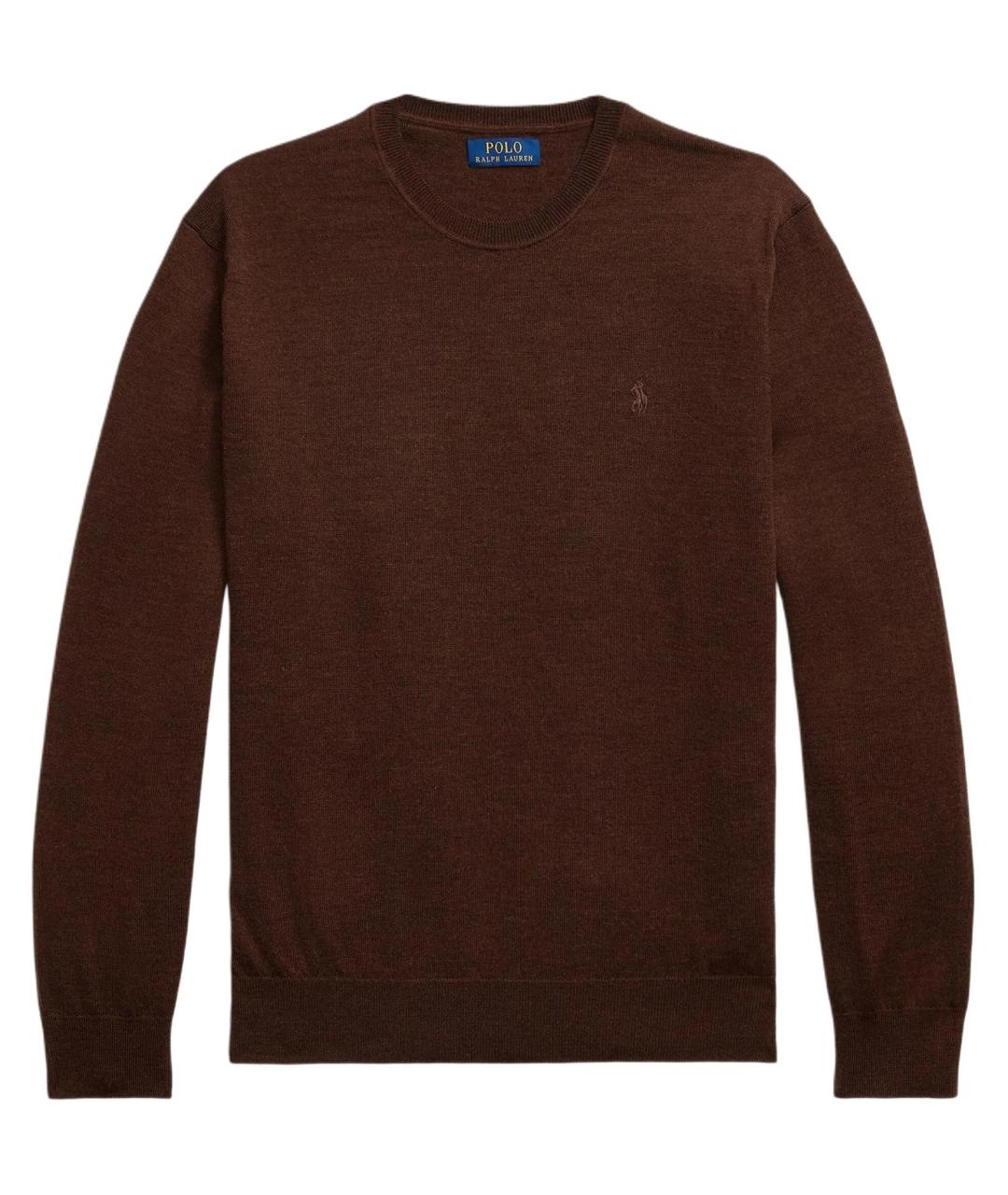 POLO RALPH LAUREN Коричневый джемпер / свитер, фото 1