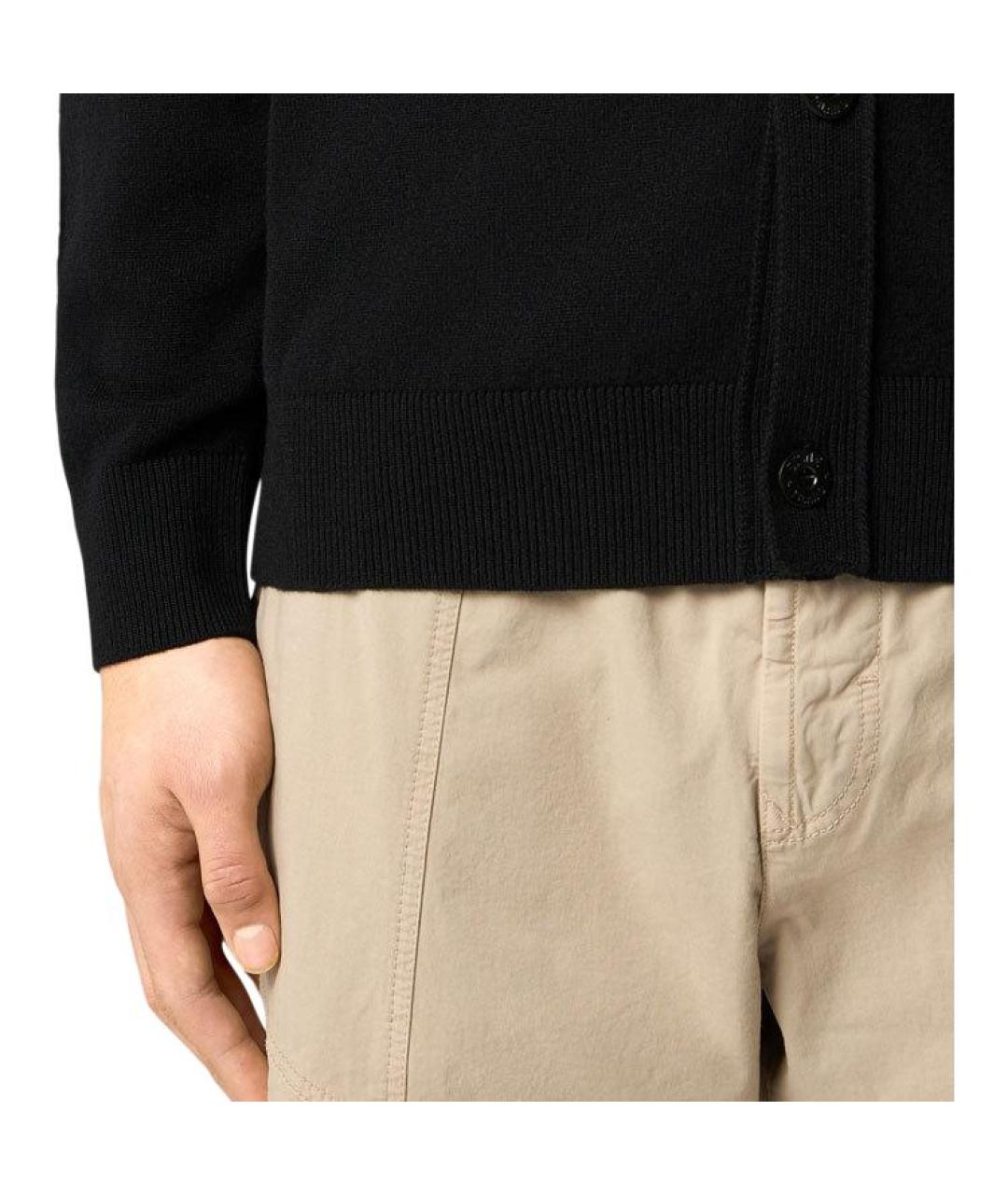 STONE ISLAND Черный джемпер / свитер, фото 5