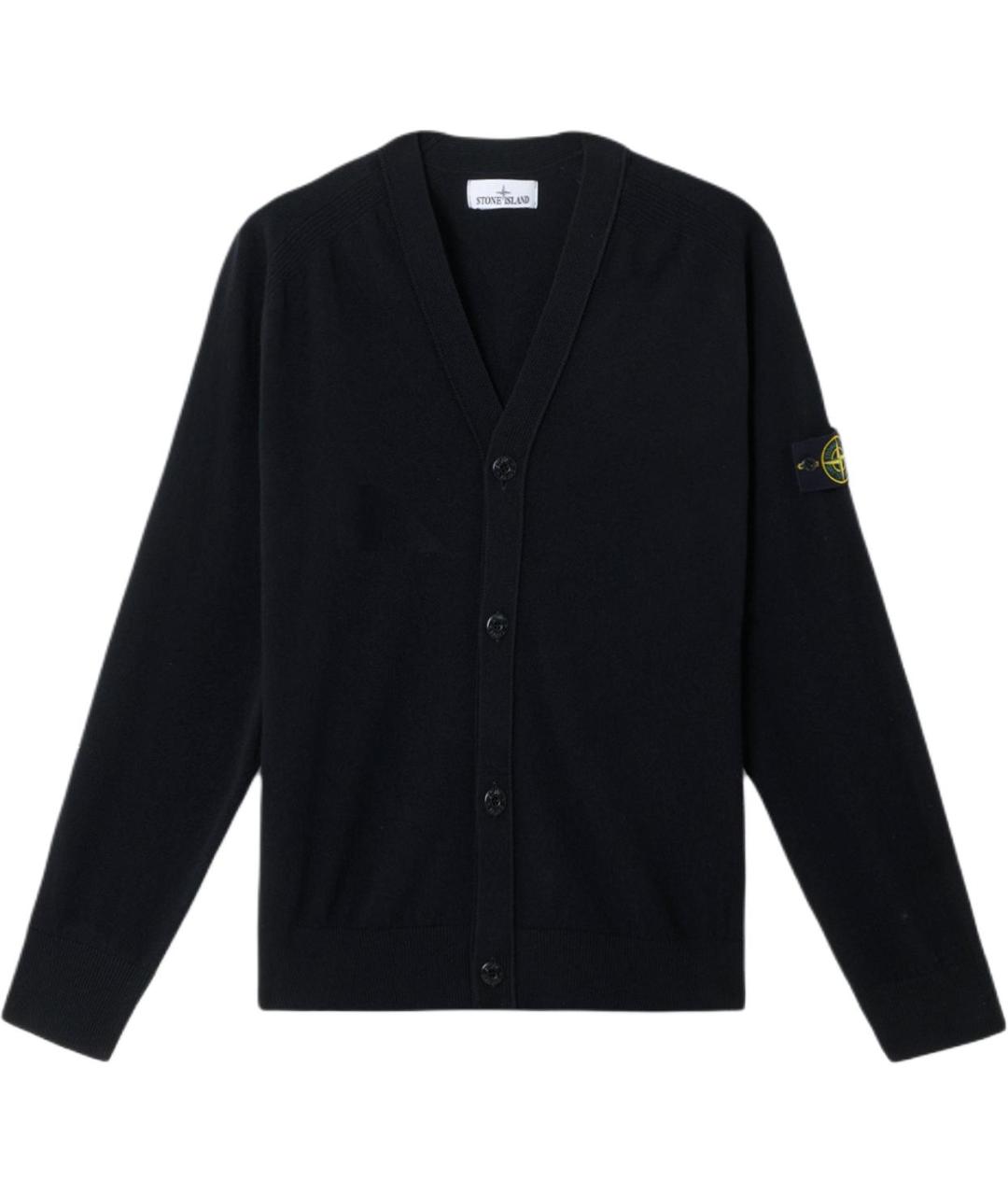 STONE ISLAND Черный джемпер / свитер, фото 1