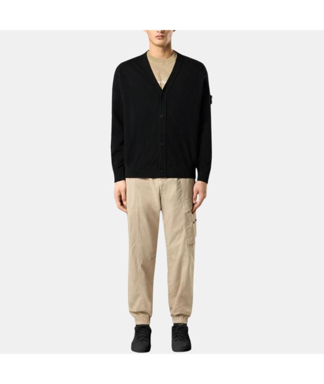 STONE ISLAND Черный джемпер / свитер, фото 3