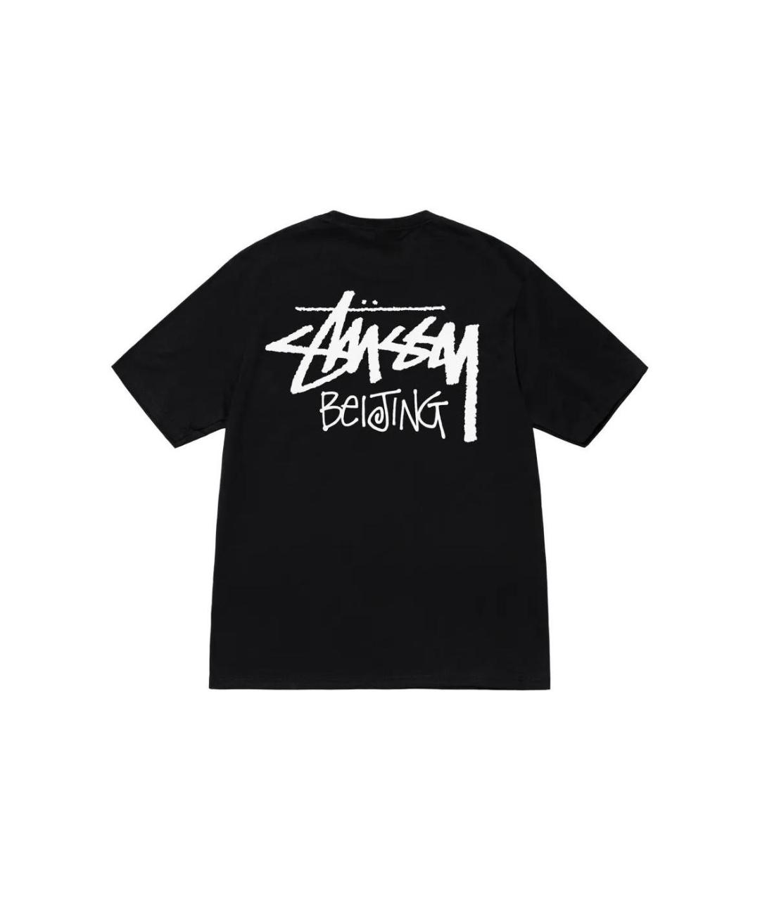 STUSSY Черная футболка, фото 2