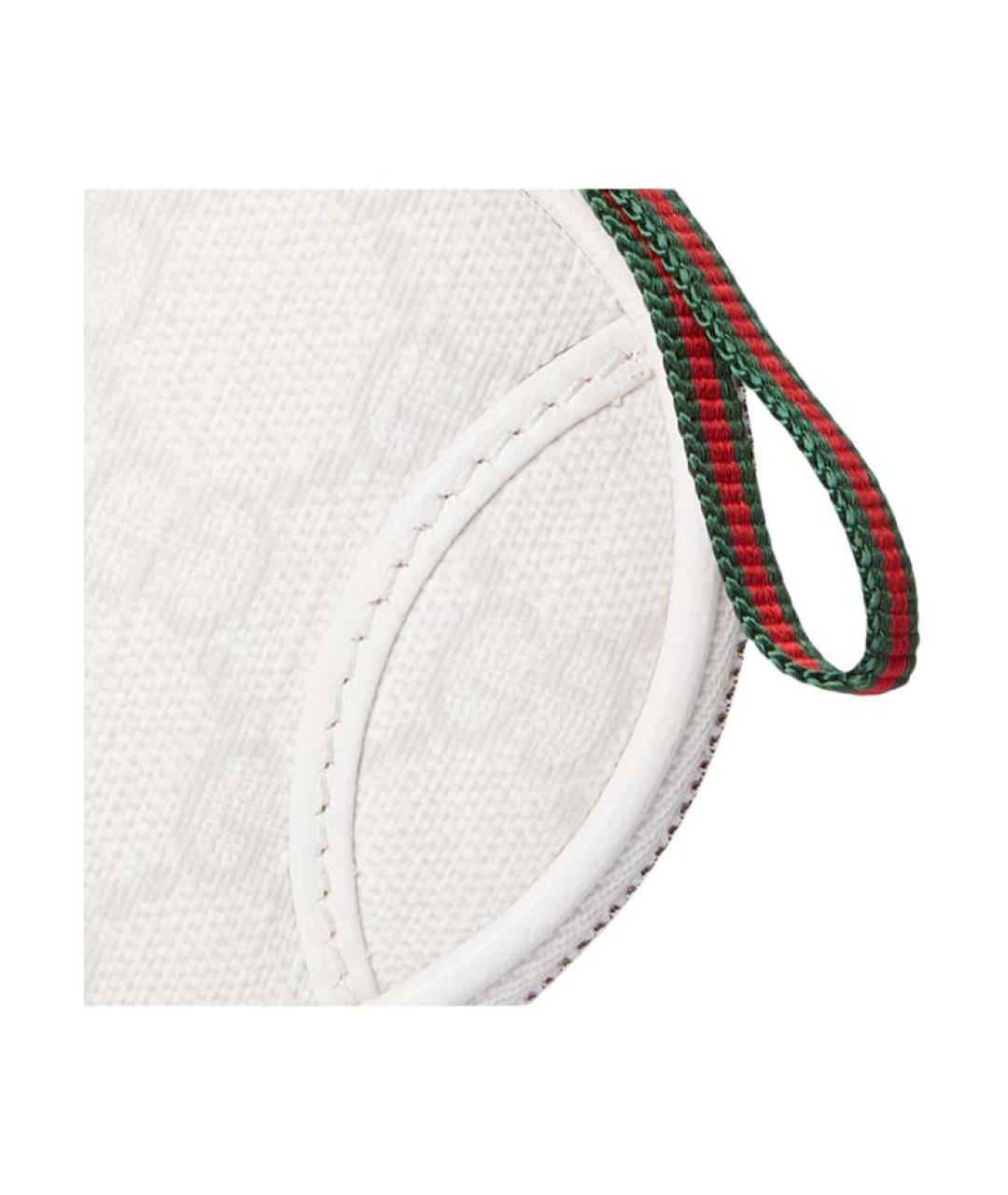 GUCCI Белый кожаный кошелек, фото 5