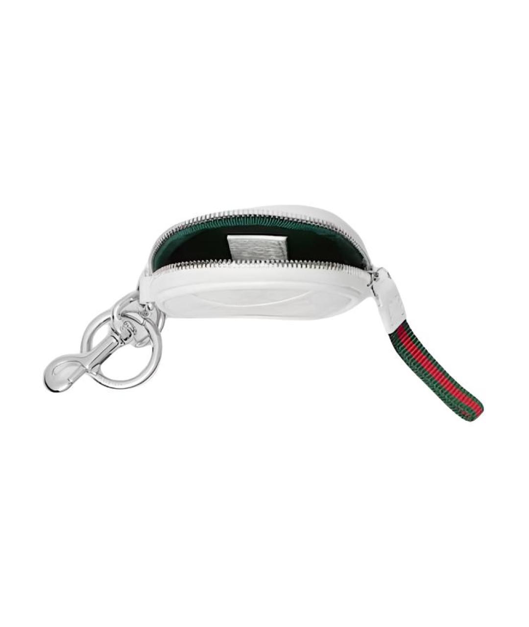 GUCCI Белый кожаный кошелек, фото 4