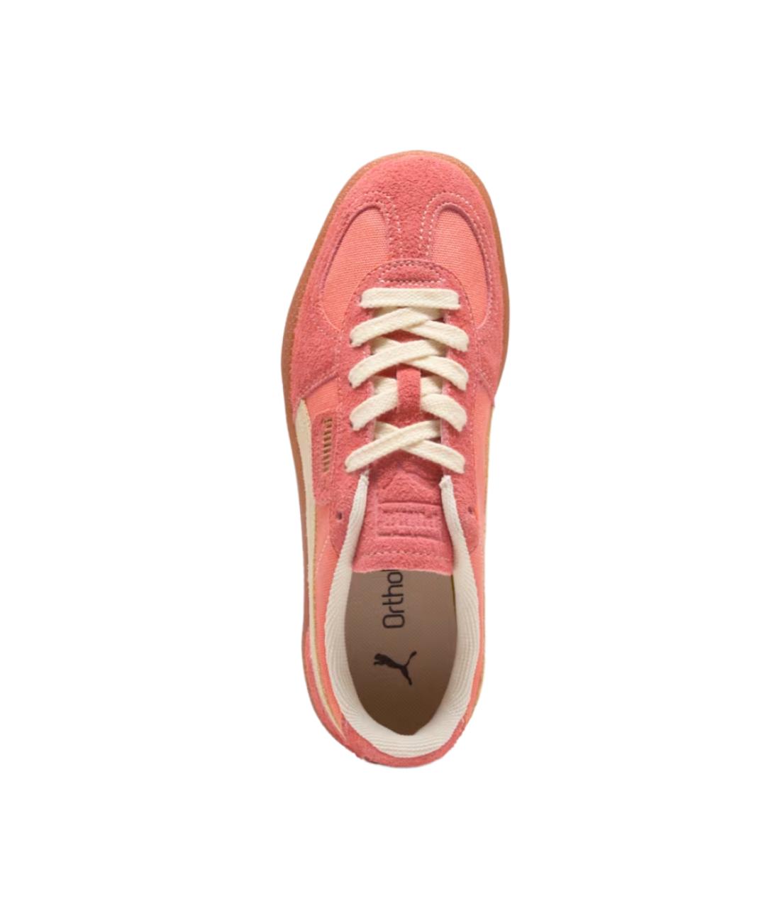 PUMA Розовые кожаные кеды, фото 4