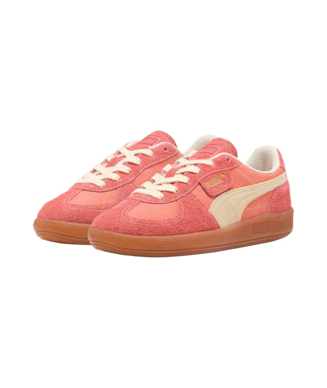 PUMA Розовые кожаные кеды, фото 3