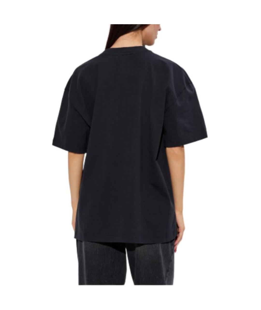 ACNE STUDIOS Черная футболка, фото 4