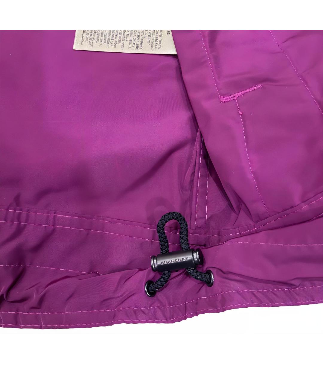 BURBERRY Фуксия куртка, фото 4