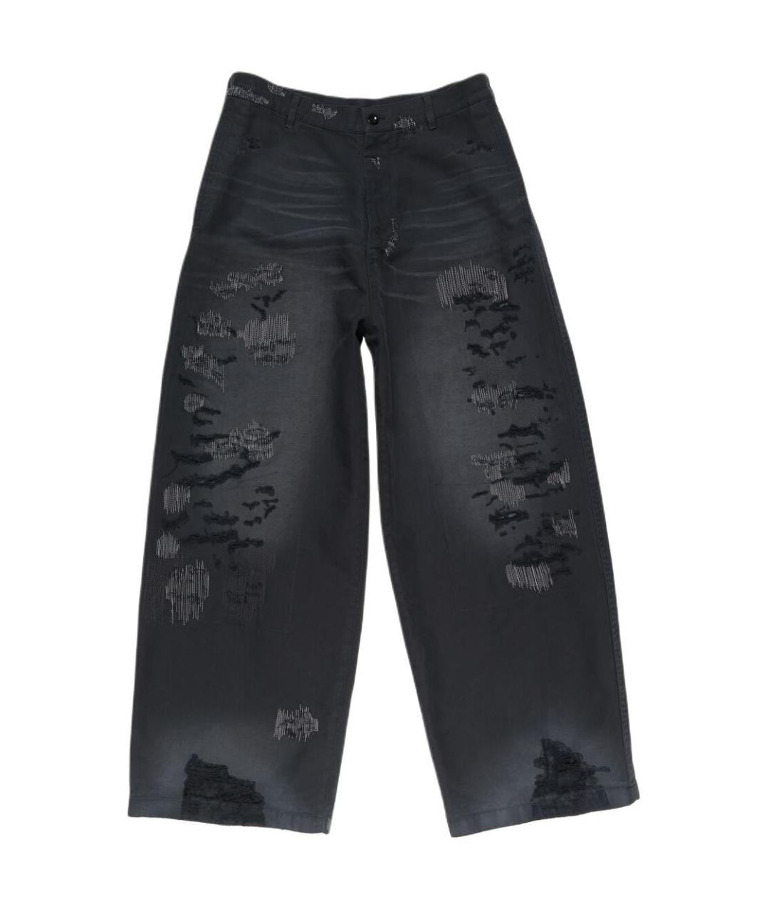 ACNE STUDIOS Черные прямые джинсы, фото 1