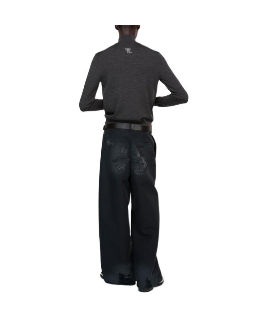 ACNE STUDIOS Черные прямые джинсы, фото 4