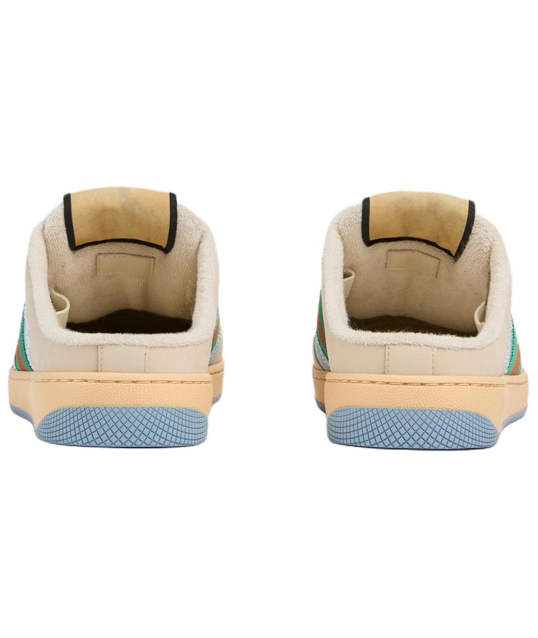 GUCCI Бежевые мюли, фото 5