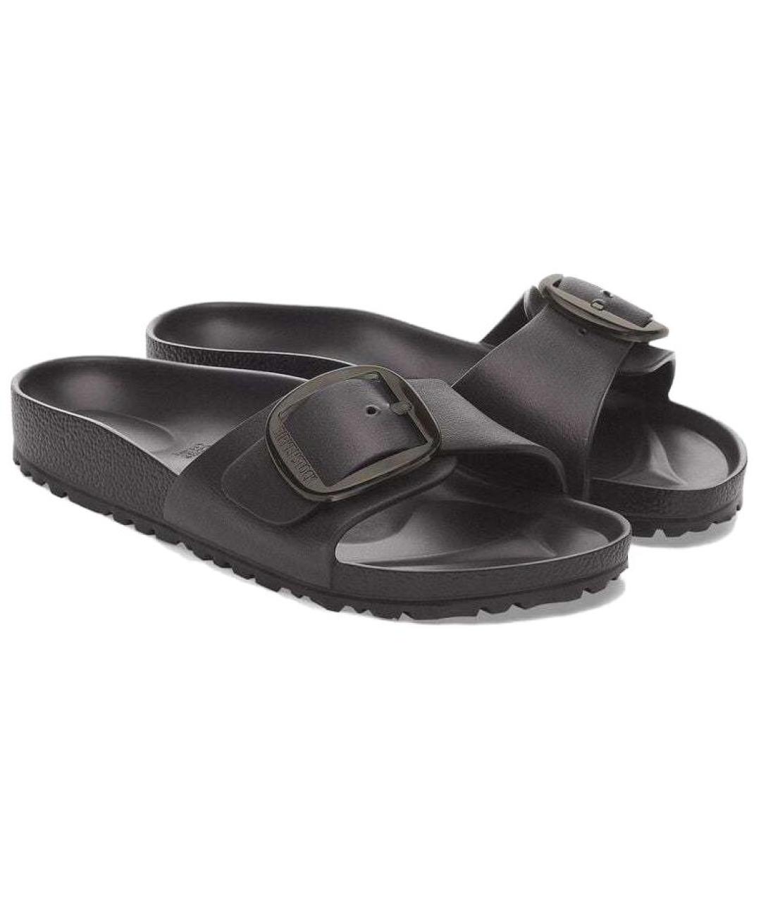 BIRKENSTOCK Черные шлепанцы, фото 3