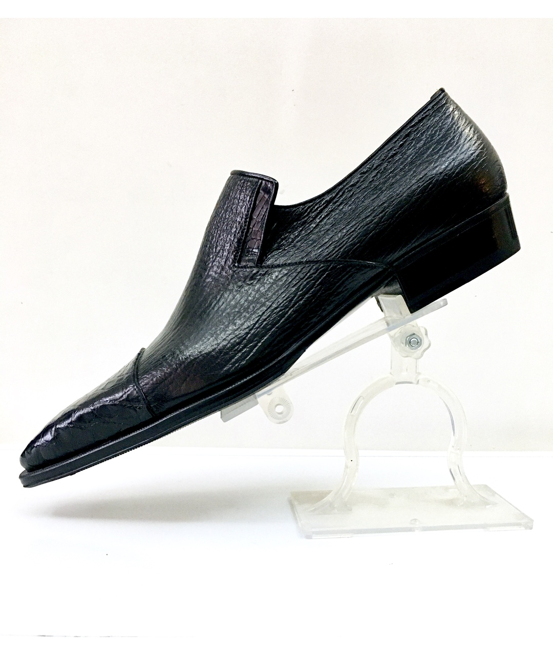 ARTIOLI Черные туфли из экзотической кожи, фото 9
