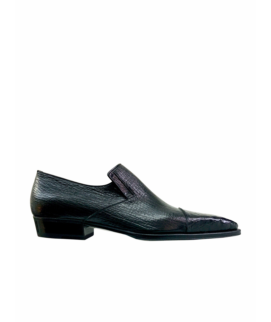 ARTIOLI Черные туфли из экзотической кожи, фото 1
