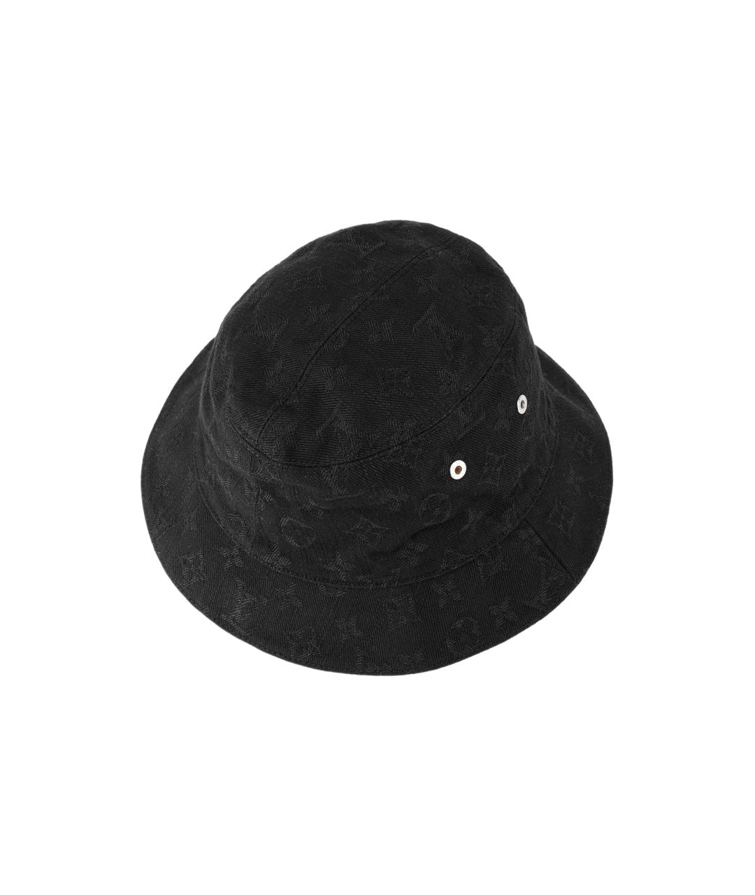 LOUIS VUITTON Черная шляпа, фото 4