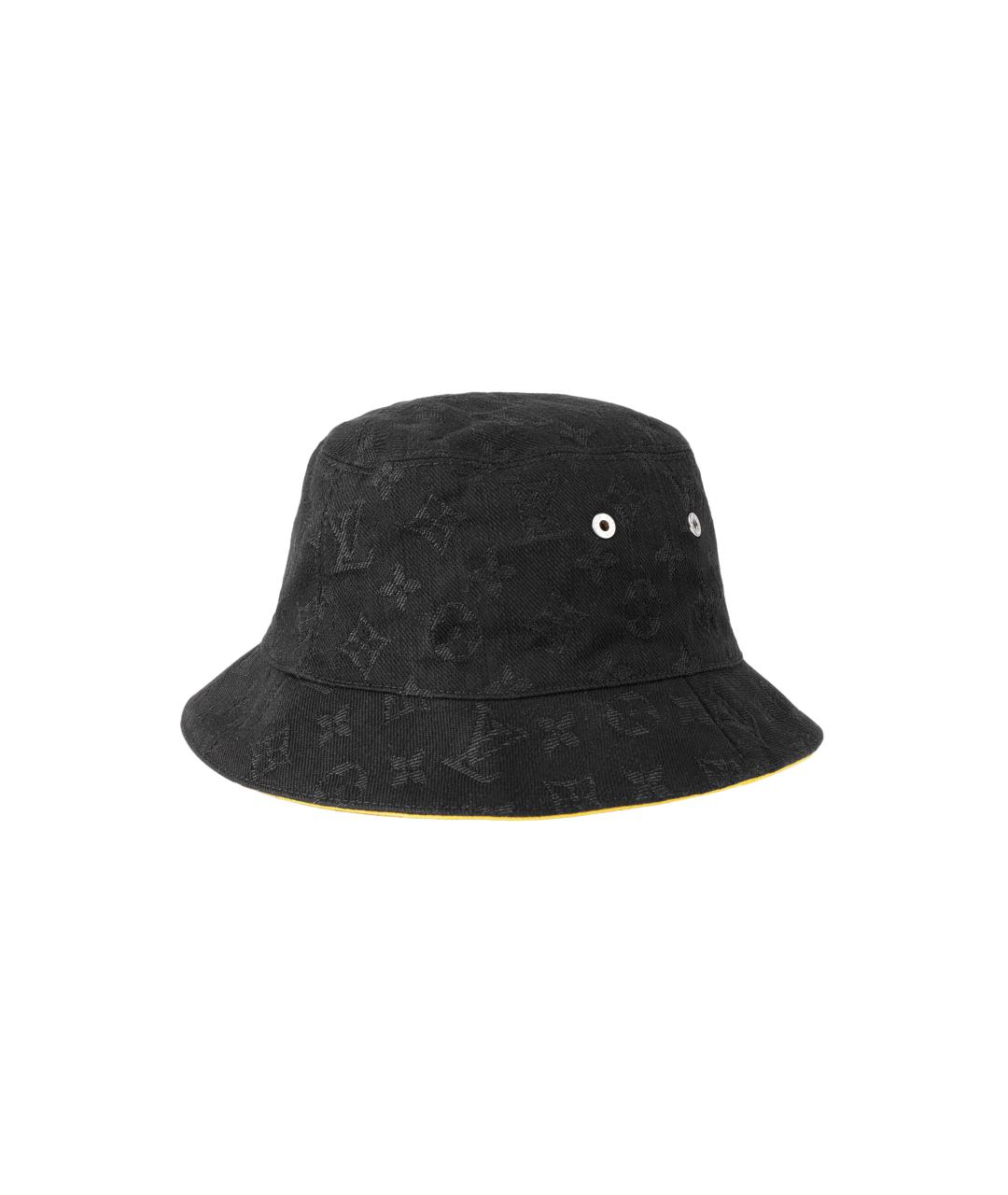 LOUIS VUITTON Черная шляпа, фото 2