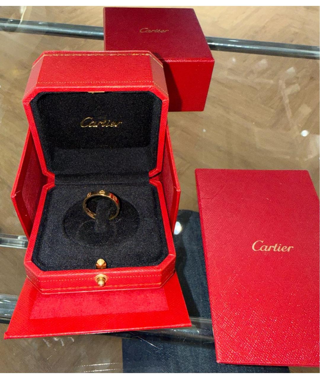 CARTIER Желтое платиновое кольцо, фото 6