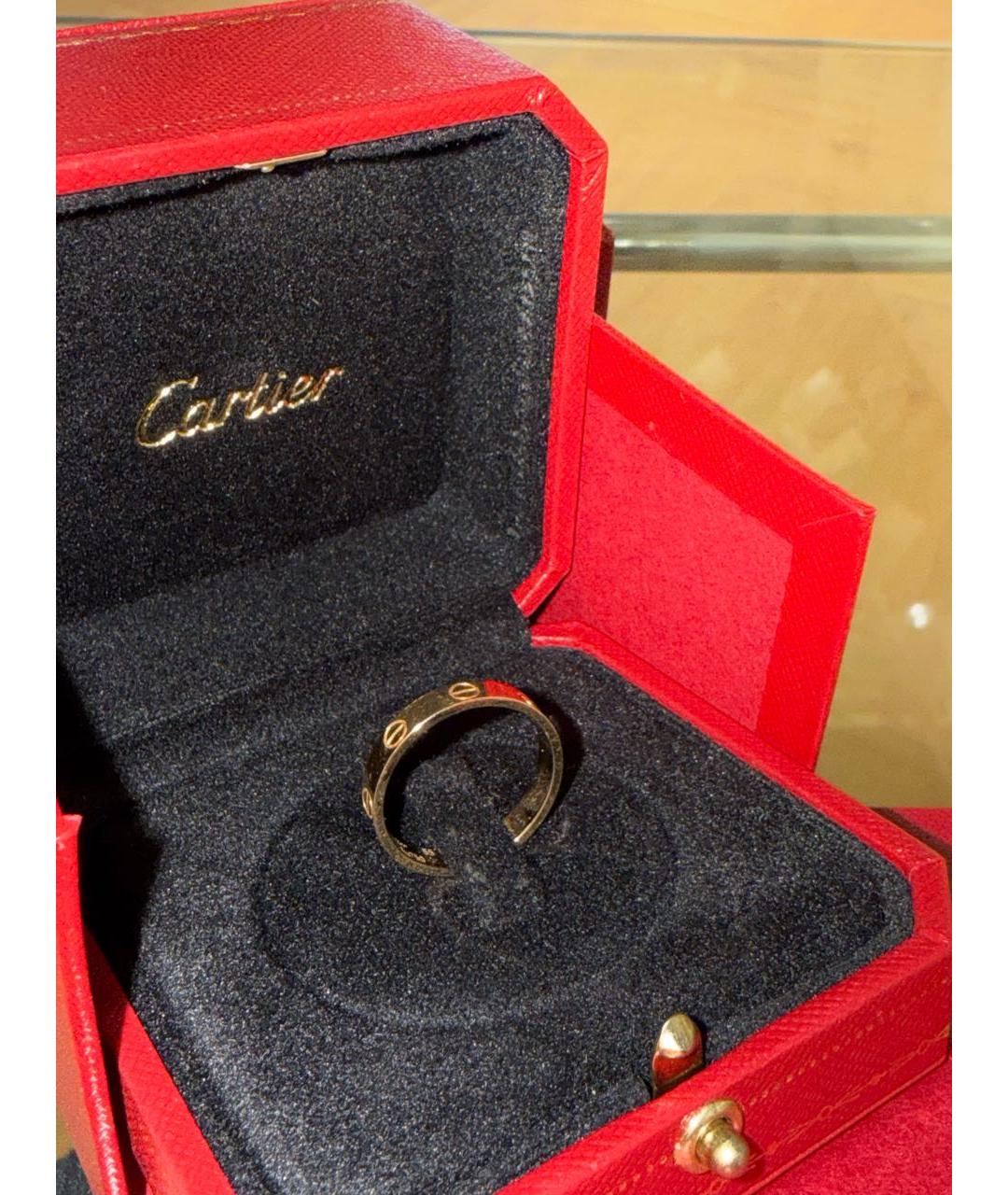 CARTIER Желтое платиновое кольцо, фото 3