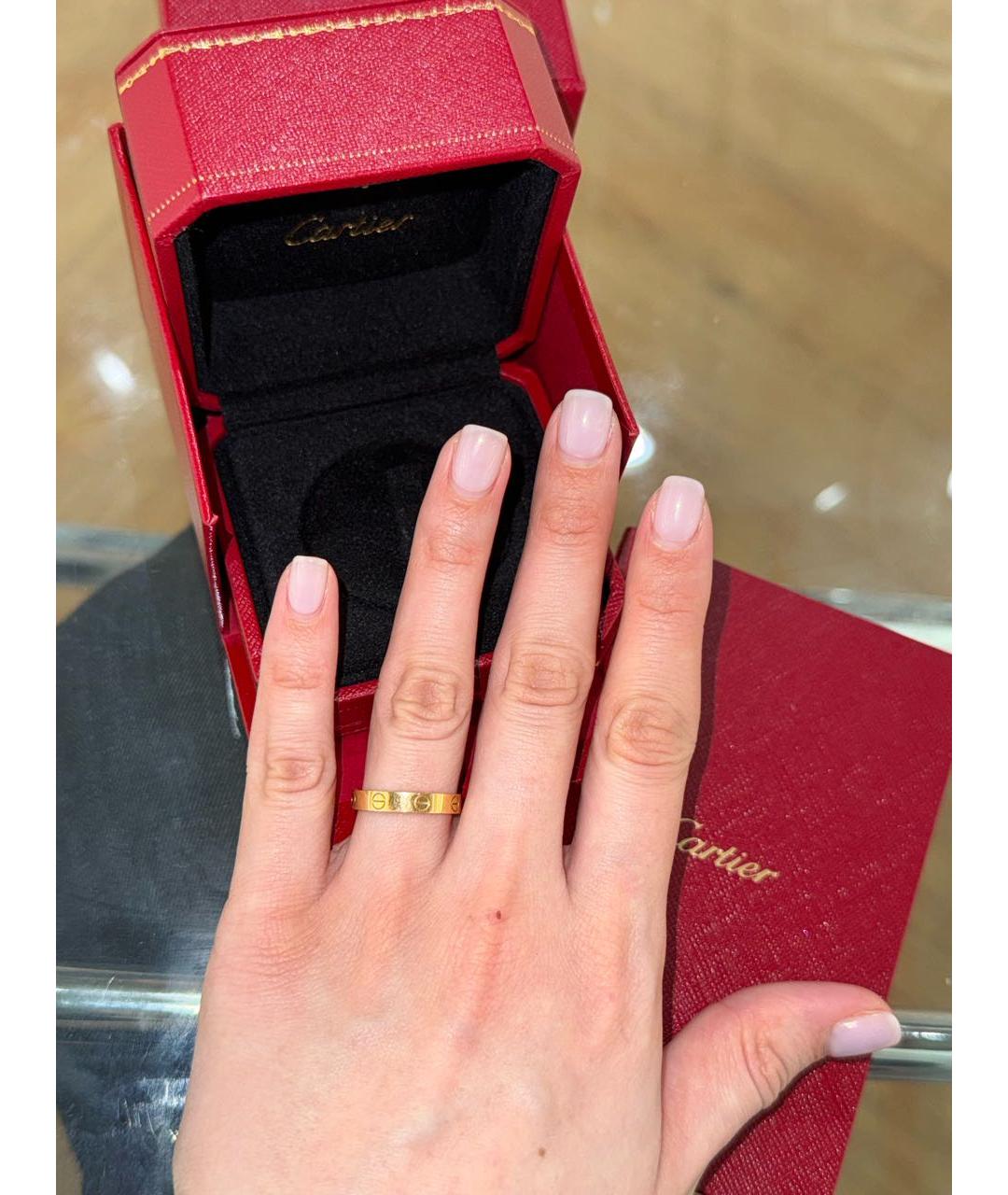 CARTIER Желтое платиновое кольцо, фото 5