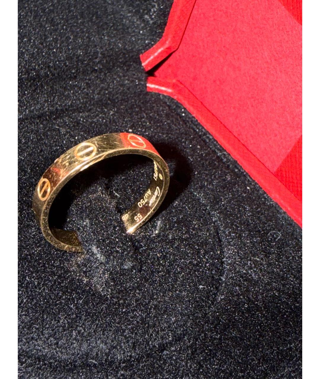 CARTIER Желтое платиновое кольцо, фото 4