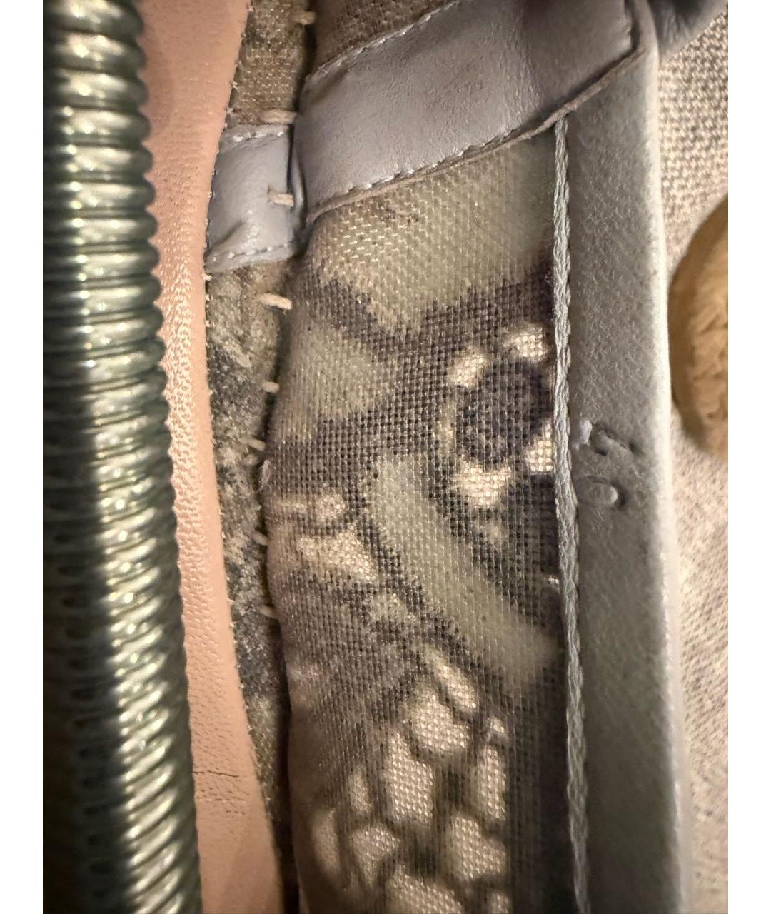 ERMANNO SCERVINO Голубые текстильные эспадрильи, фото 4