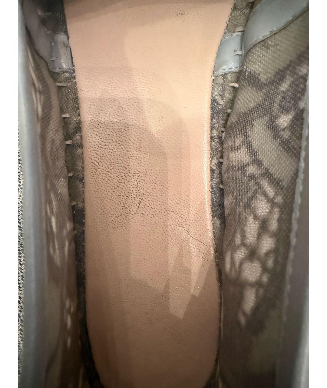 ERMANNO SCERVINO Голубые текстильные эспадрильи, фото 3