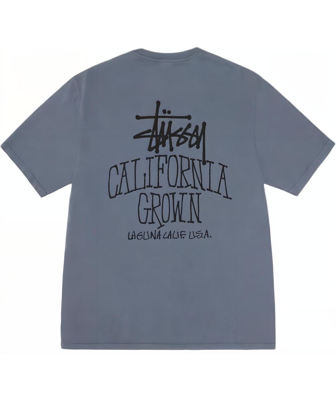 STUSSY Синяя футболка, фото 2