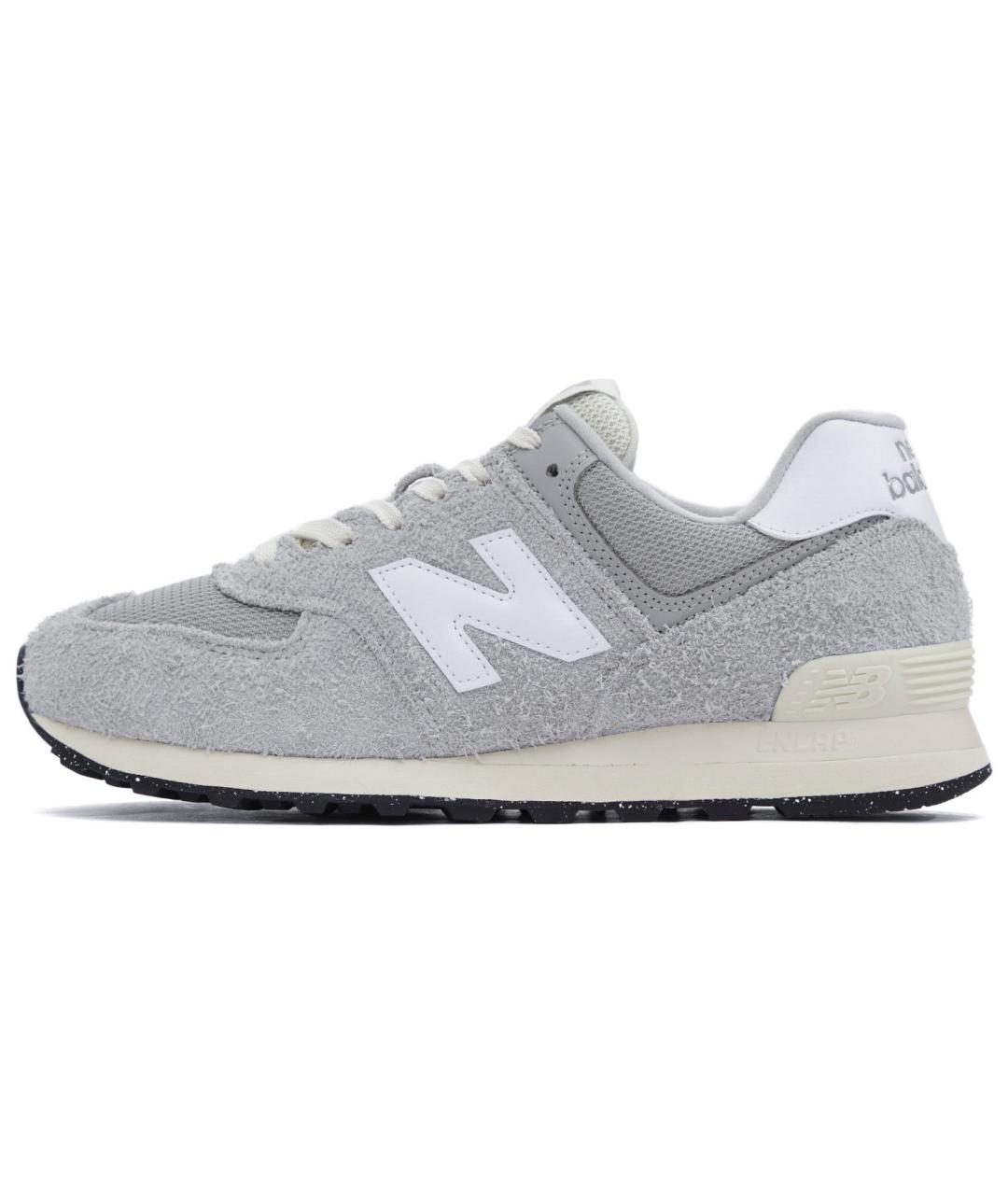 NEW BALANCE Серые замшевые кроссовки, фото 8