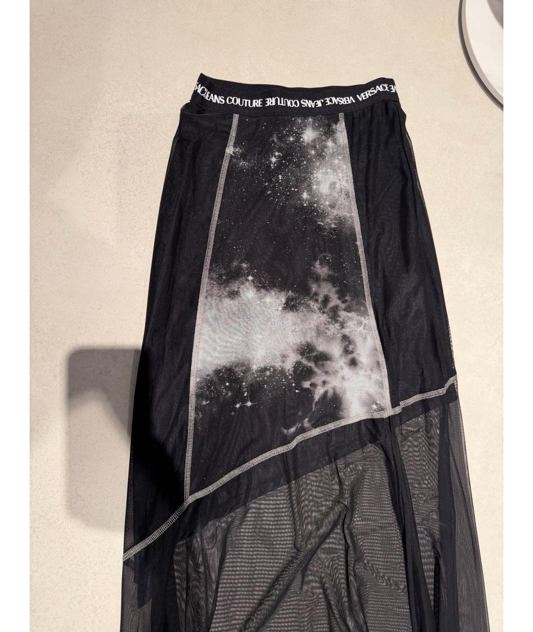 VERSACE JEANS COUTURE Черная юбка макси, фото 7