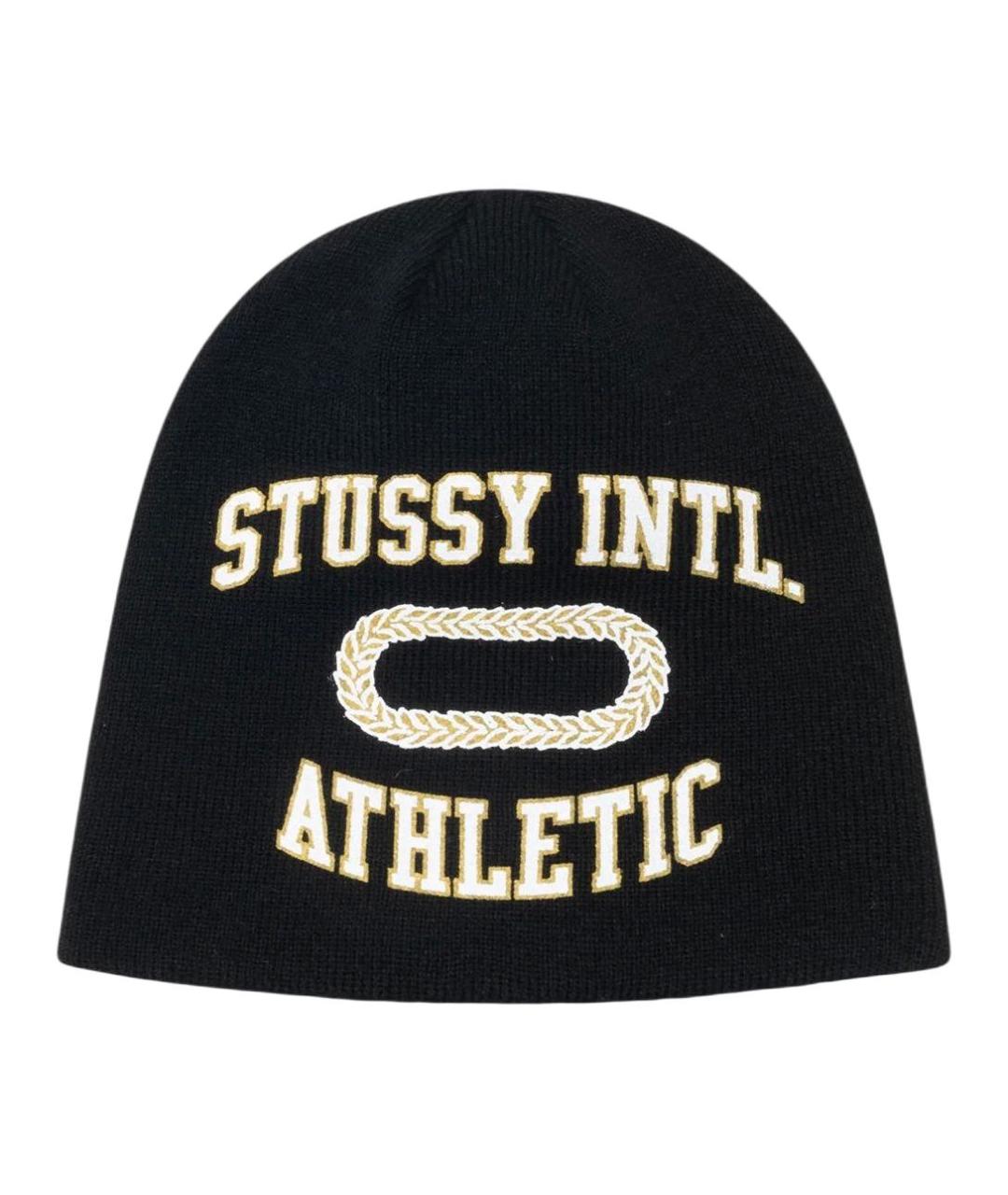 STUSSY Черная шапка, фото 1