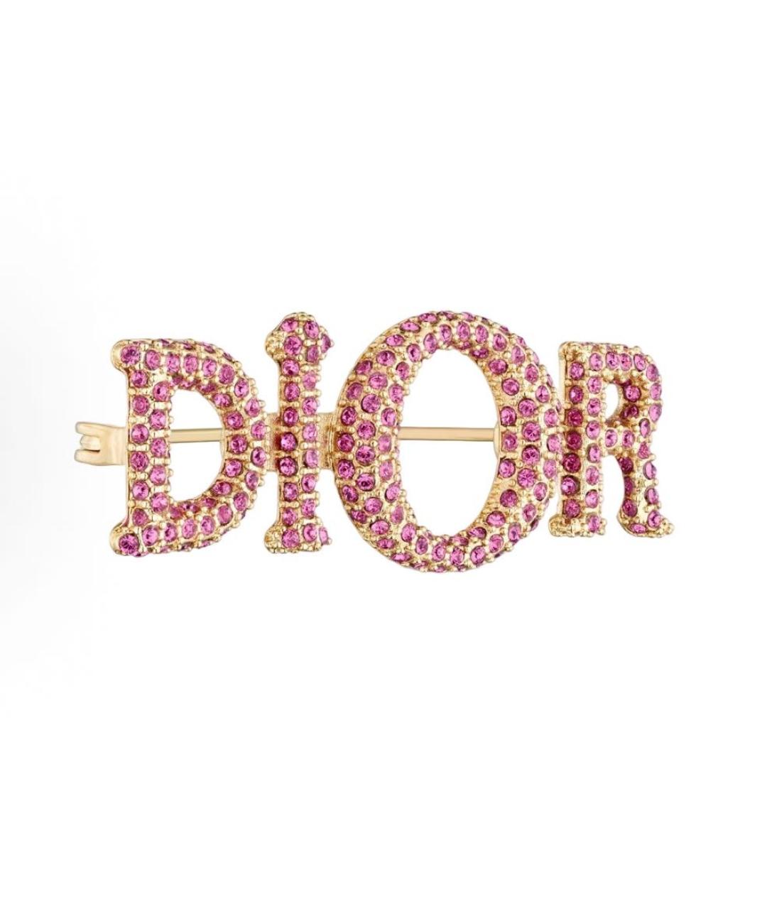 CHRISTIAN DIOR Розовая булавка / брошь, фото 2