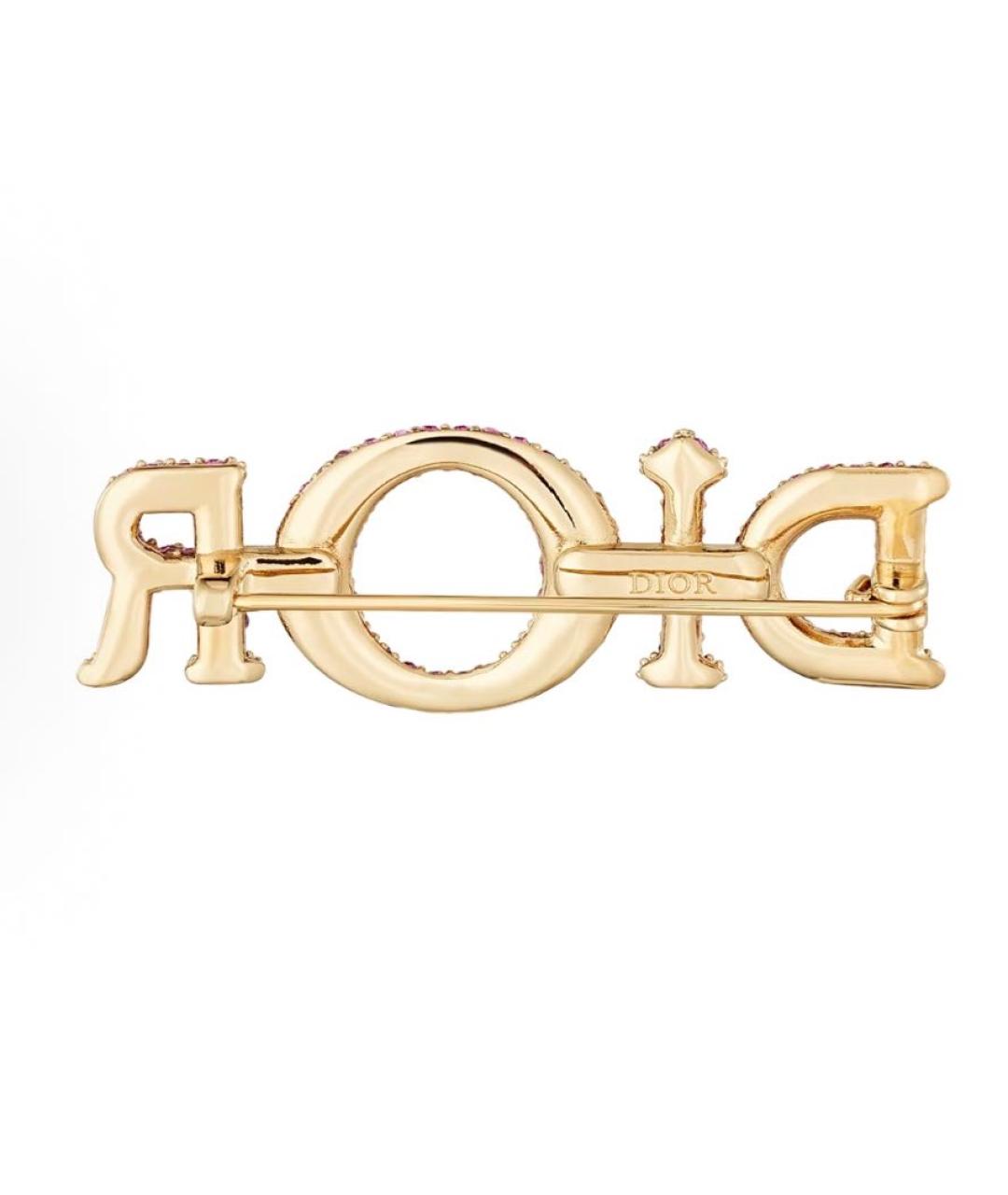 CHRISTIAN DIOR Розовая булавка / брошь, фото 3