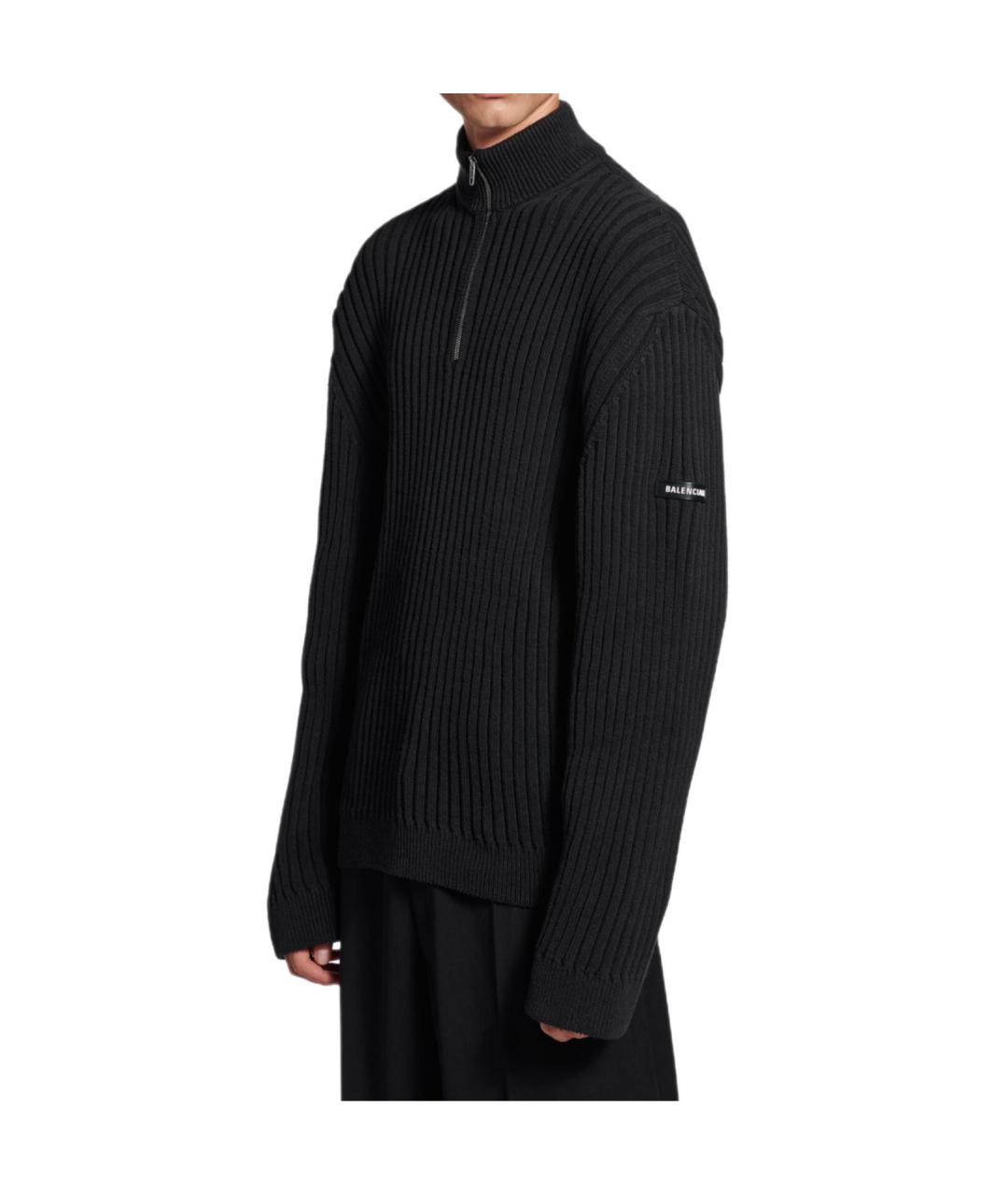 BALENCIAGA Черный джемпер / свитер, фото 4